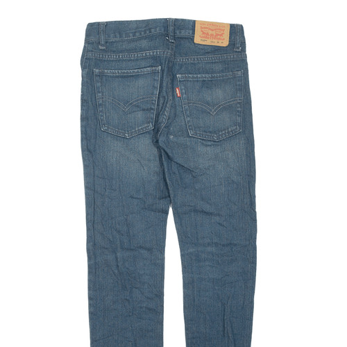 LEVI'S 510 Jeans Blue Denim Slim Skinny Boys W26 L26 - Picture 4 of 6