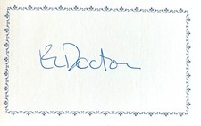 E.L. DOCTOROW Signed Autograph 2.5X4 Inch Bookplate E.L. DOCTOROW Signed Autograph 2.5X4 Inch Bookplate