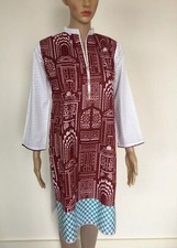 Pakistani: Indian Digital print cotton Top/ Shirt / Kurti/ Qameez. (Sale).