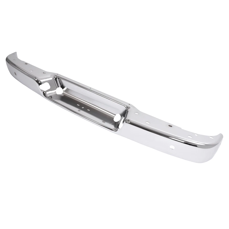 Parachoques trasero cromado con orificio de sensor para Chevy Express y GMC Savana 2500 1996-2025 Foto 3 de 4