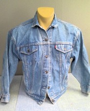 Levi's Trucker Denim Jean Jacket Vintage Made in the USA Women's Small