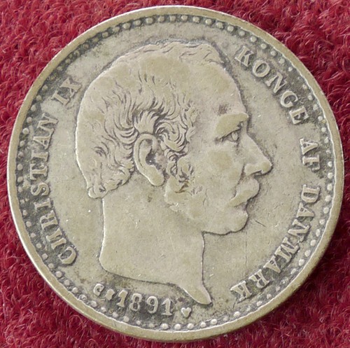 Denmark 25 Ore 1891 (D0804) - Picture 2 of 2