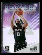James Harden 2018-19 Donruss Optic #6 League Leaders Holo Houston Rockets