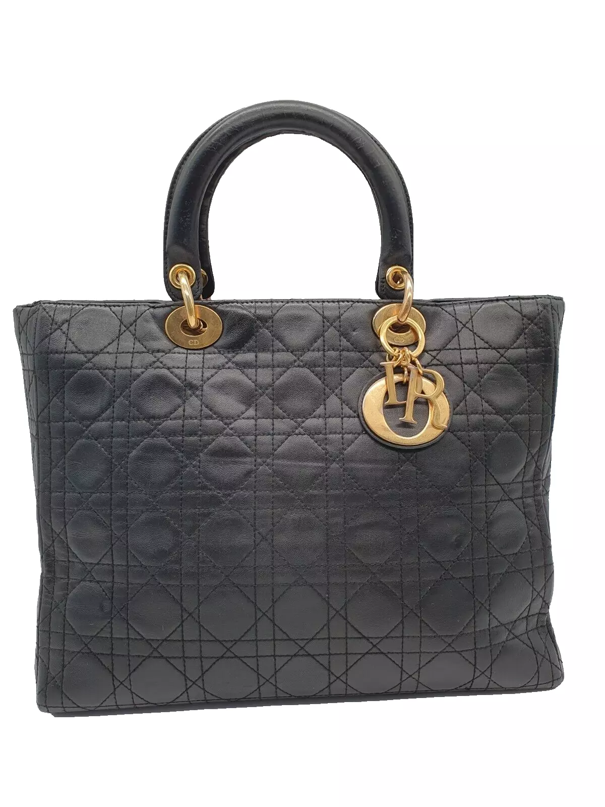 Sac à main vintage authentique dior lady dior
