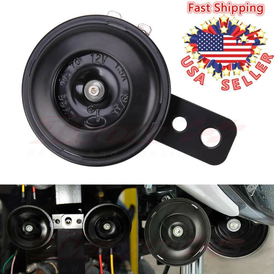 Мотоцикл 12V громкий 115DB скутер гудок для Honda / Suzuki Yamaha Kawasaki Ducal - Изображение 2 из 4