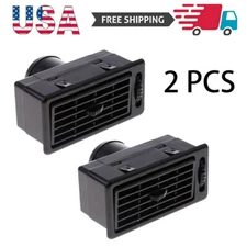 2X Car Universal Heat AC Air Exhaust Vent Dash Ventilation Outlet for RV Truck .