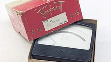 Triplett 626 DBM 600 Ohms Voltmeter Amps MA. Vintage NOS new old Stock