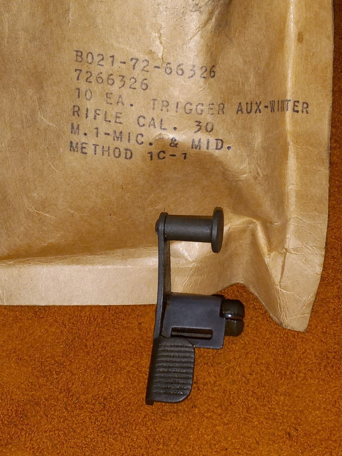 M1 Garand Trigger Winter USGI NOS M1C M1D | eBay