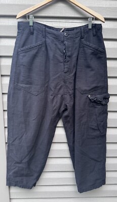 Free People Bay to Breakers Pants Women's Medium Black Cargo
