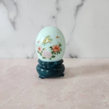 Avon charisma cologne empty egg bottle vintage pastel
