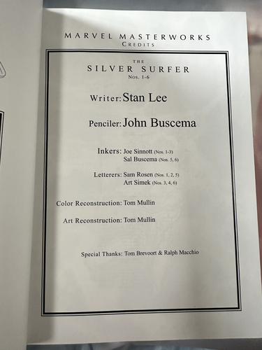 MARVEL MASTERWORKS SILVER SURFER HC VOL 01 - Foto 8 di 8