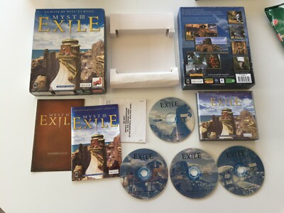 Myst III Exile – Version PC Big Box – Boîte Carton Complète – Bon état