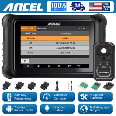 Professional Car Key Remote Programming Mileage Correction Service Tool Laptop