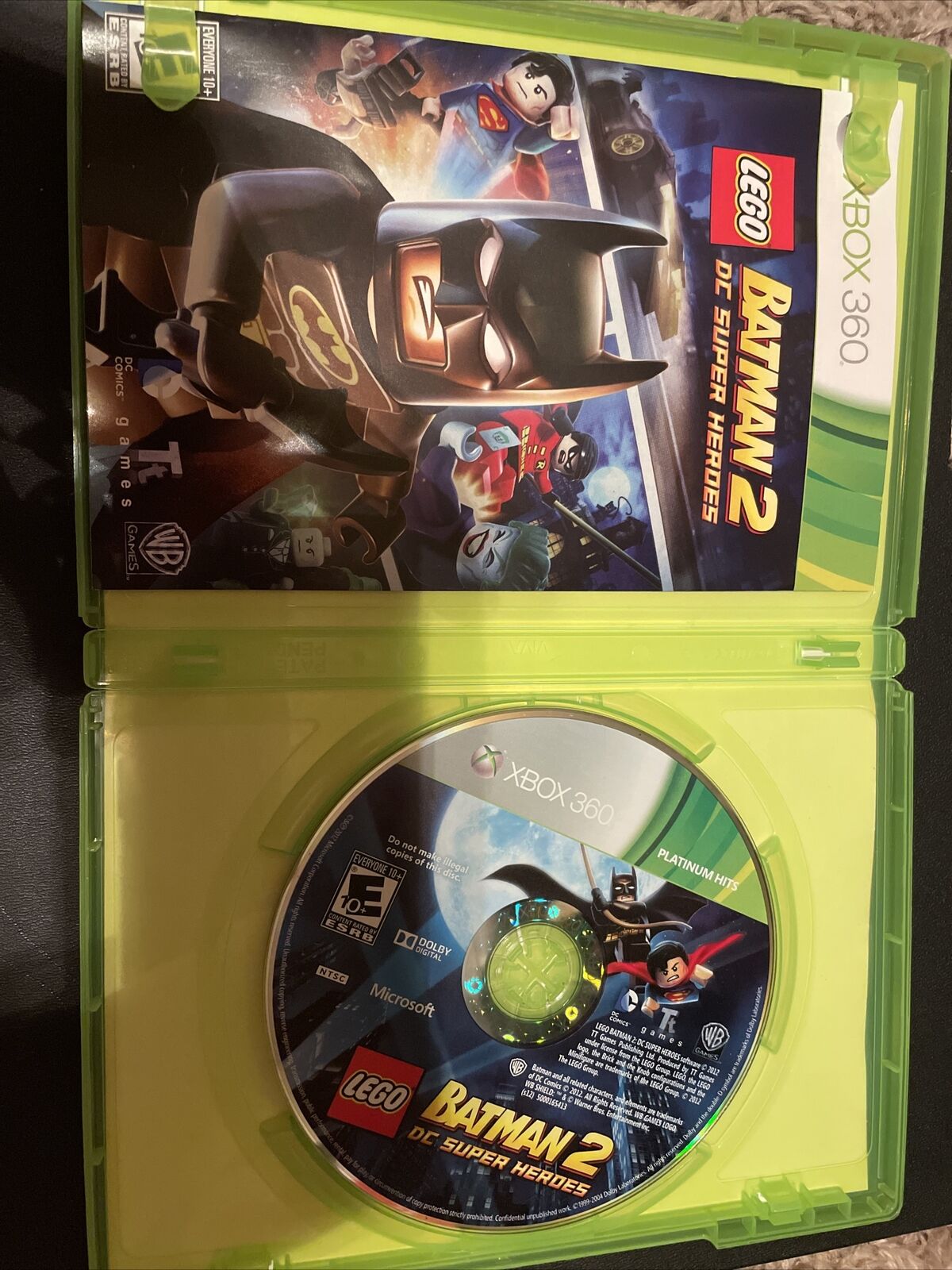 Jogo Lego Batman Dc Super Heroes Xbox 360 Original Mf