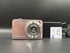 Casio Pink Digital Camera Exilim EX-Z1050 10.1MP Tested With Battery and Charger
