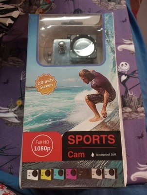 Sports Cam Waterproof 30M Full HD 1080p Camera 2.0-inch Screen