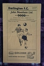 1960/61 Division Four - DARLINGTON v. BARROW