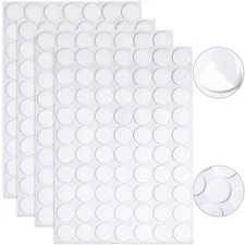 JANYUN 280 Pcs Double Sided Sticky Dot Stickers Removable Round Putty Clear S...