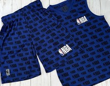 NBA Basketball Outfit Size Youth Small 8 Boys Royal Blue black