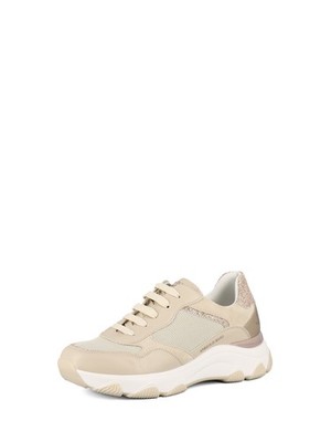 Damen Schnürer Sneaker hellbeige Marine Art. AMD561H05