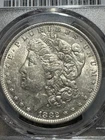 1882-o/s Strong Morgan Dollar, PCGS AU50, Better Variety, Free shipping