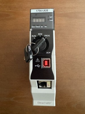 ALLEN BRADLEY 1756-L82E PLC Module Series B FW 1.045