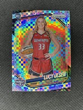 2025 Prizm WNBA Lucy Olsen Rookie #145 Image Variation Checkboard Prizm SSP!