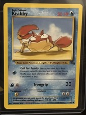 Krabby #51 Prices | Pokemon Fossil | Pokemon Cards