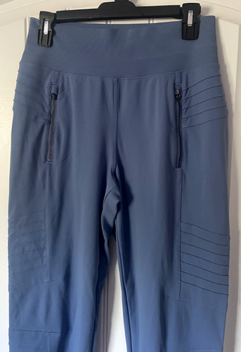 Athleta Women's Venice Moto High Rise Athletic Work Out Sz Small Blue Jogger - Picture 4 of 10