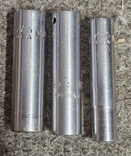 Mac Tools 3 Deep Socket Set 1/4 Drive Standar...