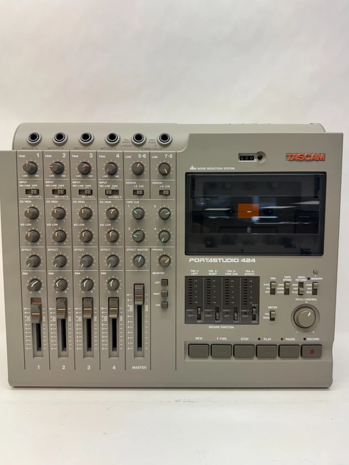 TASCAM 424 Portastudio Analog Recorder 12v dc - Image 2 of 4