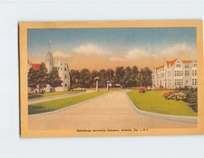 Postcard Oglethorpe University Entrance Atlanta Georgia USA