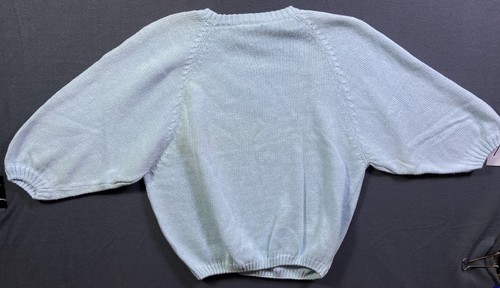 Neu Vintage One Step Up Pullover 3D Strick Ramie L Oversized Deadstock 80er/90er Neu mit Etikett - Bild 9 von 12