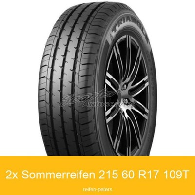 2-er Satz Sommerreifen 215/60 R17 C 109T Triangle Connex VAN TV701 | 51297