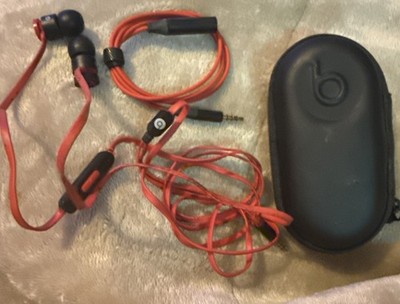 Beats by Dr Dre Tour In Ear Headphones ControlTalk Wired Earbuds Monster Red