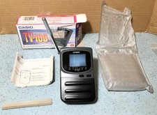 1993 CASIO TV-100B COLOR LCD TELEVISION 1.6" SCREEN NO EXTERNAL INPUTS 2