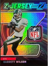 Garrett Wilson 2024 Panini Zenith #ZJ40 Blue Z-Jersey 1/1 NFL SHEILD PATCH