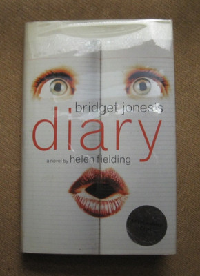 SIGNED - BRIDGET JONES'S DIARY - Helen Fielding - 1st/1st 1996 HCDJ - film movie