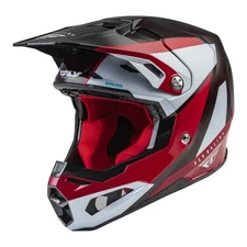 Fly Racing 73-47103M Visor for Formula Helmets - Md/Lg - Prime Red/White/Red ...