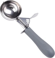 4 OZ Scoop, #8 Disher, Large Ice Cream Scoop with Trigger, Muffin Scoop, Large C