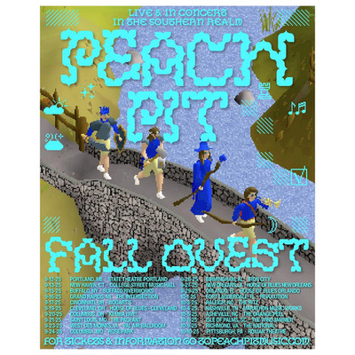 Peach Pit Tour Poster   Fall Ovest 2025