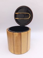 ♥ SECCHIELLO PORTAGHIACCIO IN LEGNO VINTAGE DESIGN ENOLINEA MADE IN ITALY