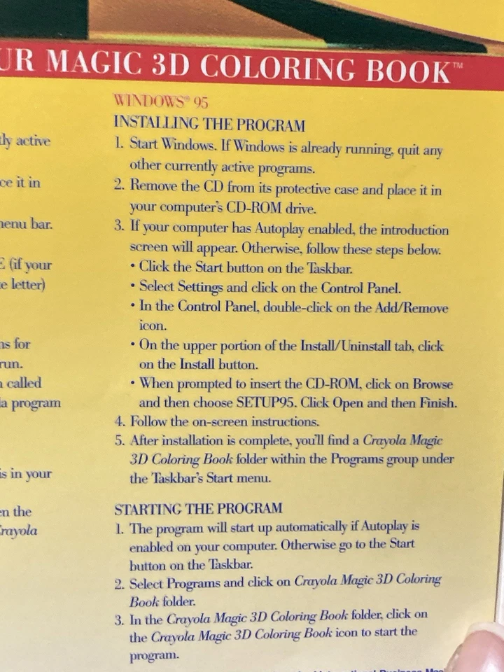 Crayola Magic 3D Coloring Book (Ages 2+) (PC-CD, 2003) Windows - Image 4 of 4