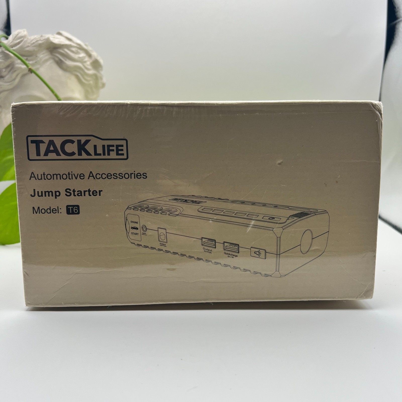 Tacklife T6 800A Portable Car Jump Starter Power Bank New