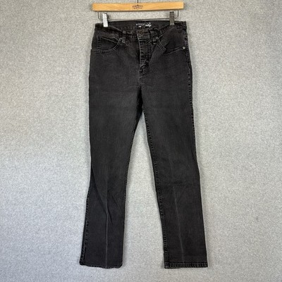 Lee Riders Jeans Size 8 Women's Boot Cut Indigo Black Stretch