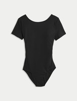 M&S - Goodmove Womens Sleeveless Bodysuit (top) in Black
