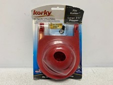 Korky 3010BP Toilet Flapper 3-1/4" Rubber Red