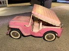 1960s Vintage PINK TONKA Steel  Jeep Little Beat Up
