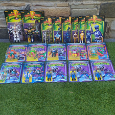 super 7 Reaction Bundle of 18 figure for TMNT / Power rangers line 