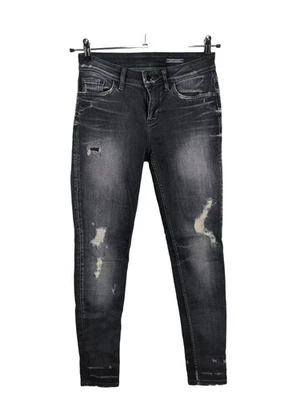 TOMMY HILFIGER Jeans cigarette Dames Jeans T EU 36 noir style mode des rues - Photo 1/4
